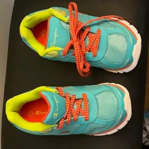 Champion girls sneakers size 1.5 like new